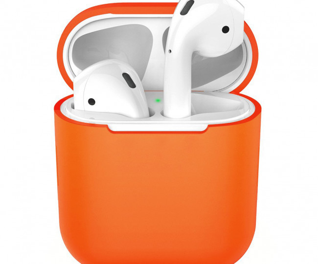 Чохол для Airpods Silicon Case Nectarine